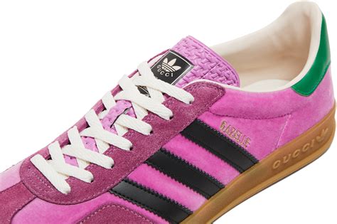 adidas gazelle pink gucci